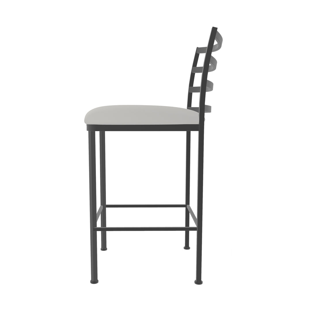 17"W x 21"D x 45"H / Vail Pure White/Firestone Grey