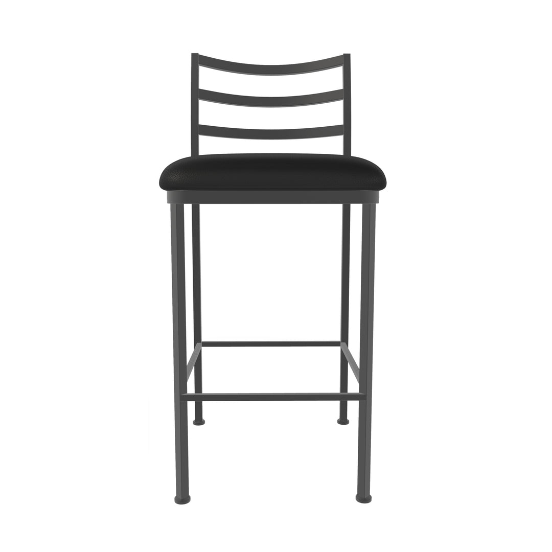 17"W x 21"D x 45"H / Licorice Black/Firestone Grey