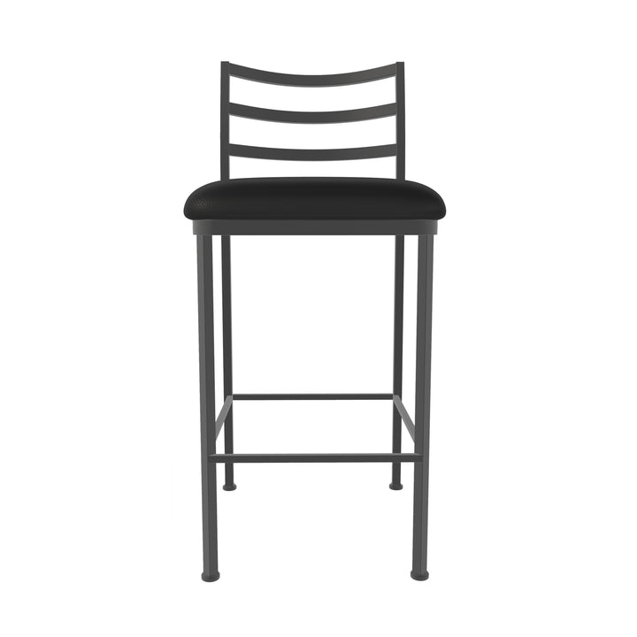 17"W x 21"D x 45"H / Licorice Black/Firestone Grey