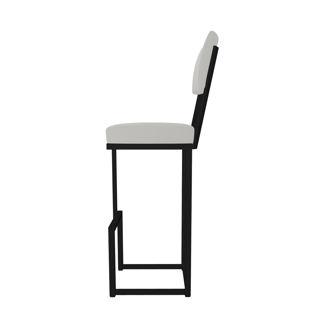 14"W x 18.5"D x 41"H / Vail Pure White/Sable Onyx