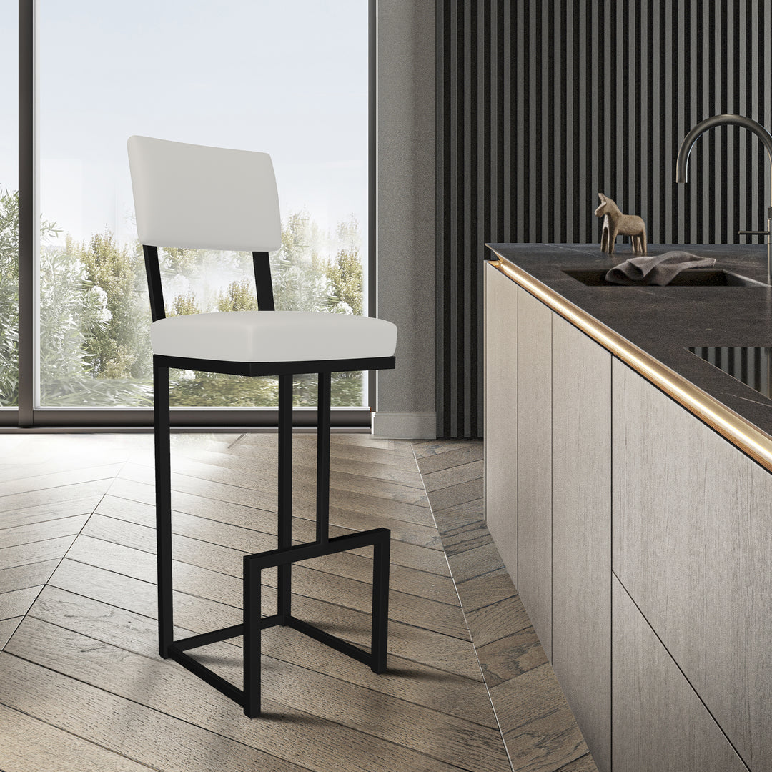 14"W x 18.5"D x 41"H / Vail Pure White/Sable Onyx