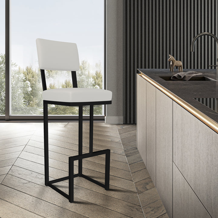 14"W x 18.5"D x 45"H / Vail Pure White/Sable Onyx