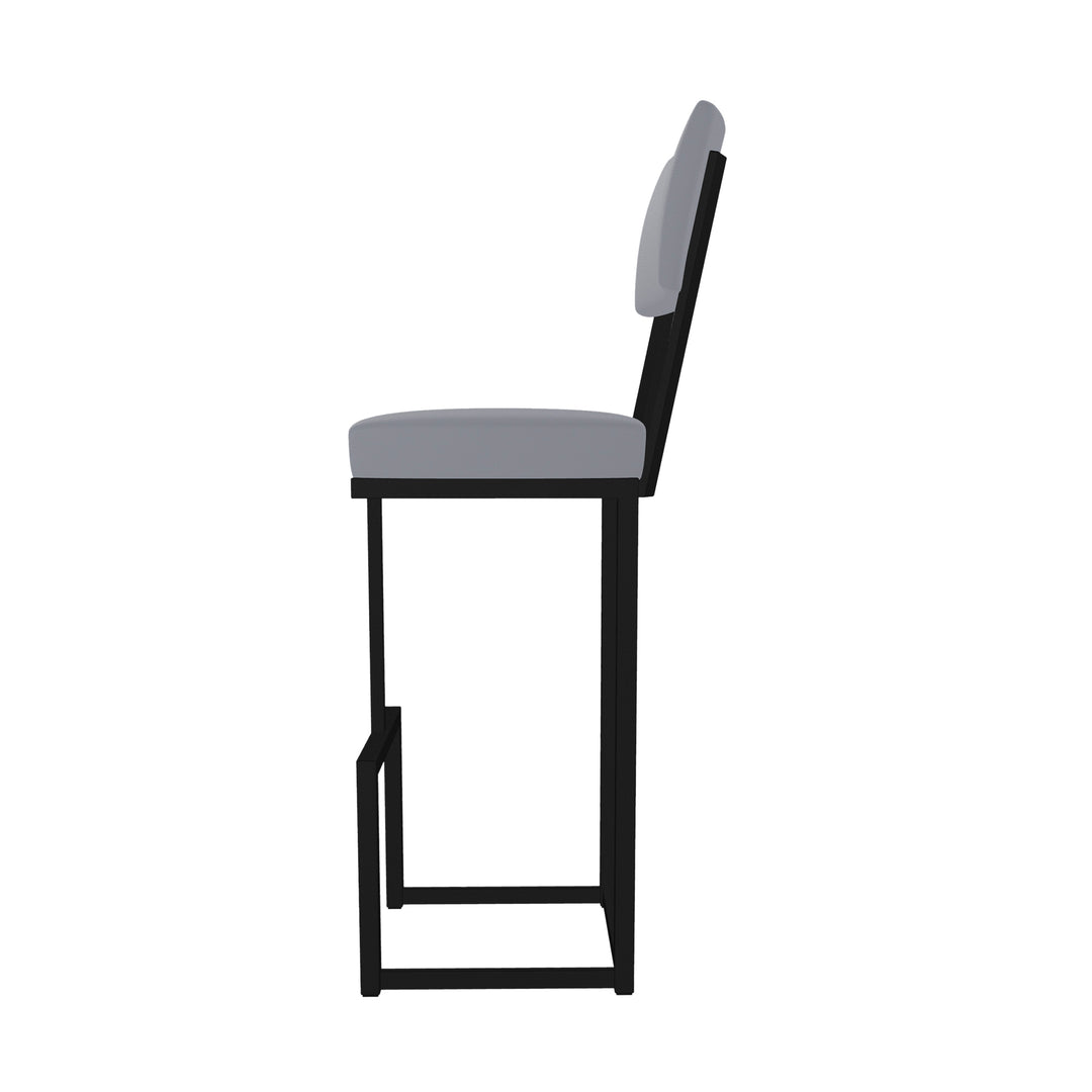 14"W x 18.5"D x 45"H / Charcoal Gray/Sable Onyx