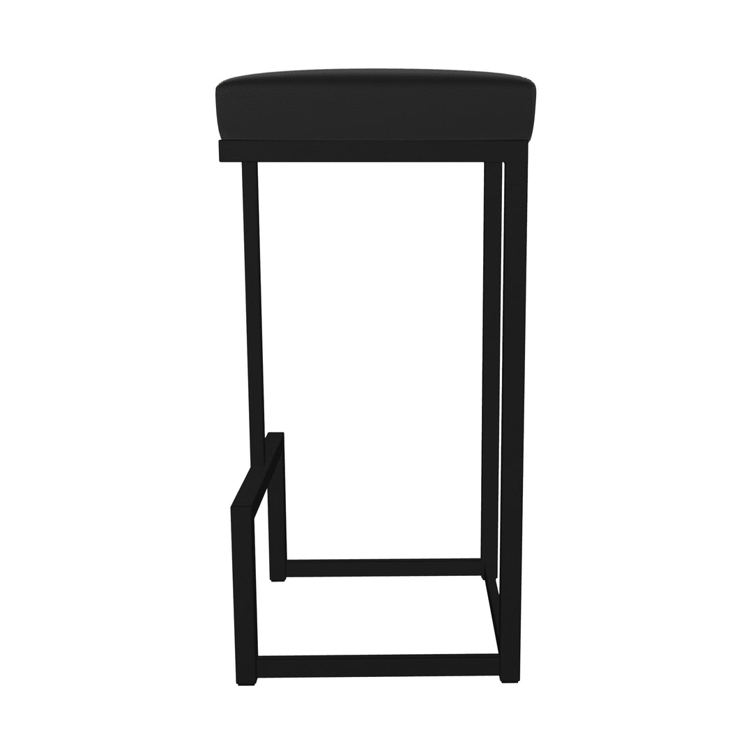 14.5"W x 14.5"D x 26"H / Licorice Black/Sable Onyx