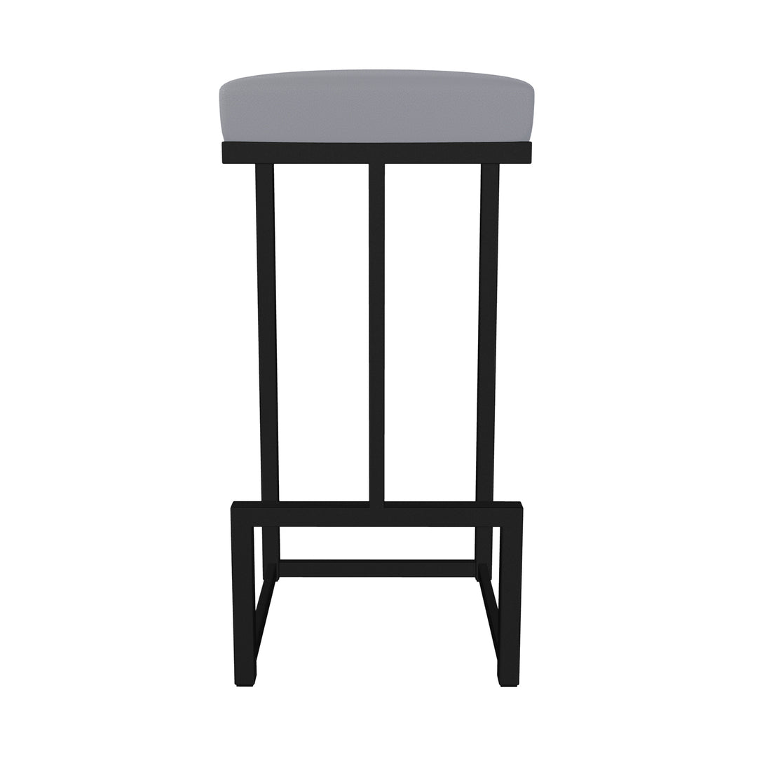 14.5"W x 14.5"D x 26"H / Charcoal Gray/Sable Onyx