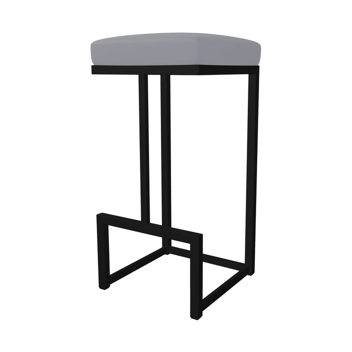 14.5"W x 14.5"D x 26"H / Charcoal Gray/Sable Onyx