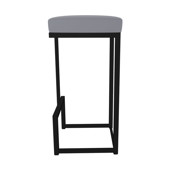 14.5"W x 14.5"D x 26"H / Charcoal Gray/Sable Onyx