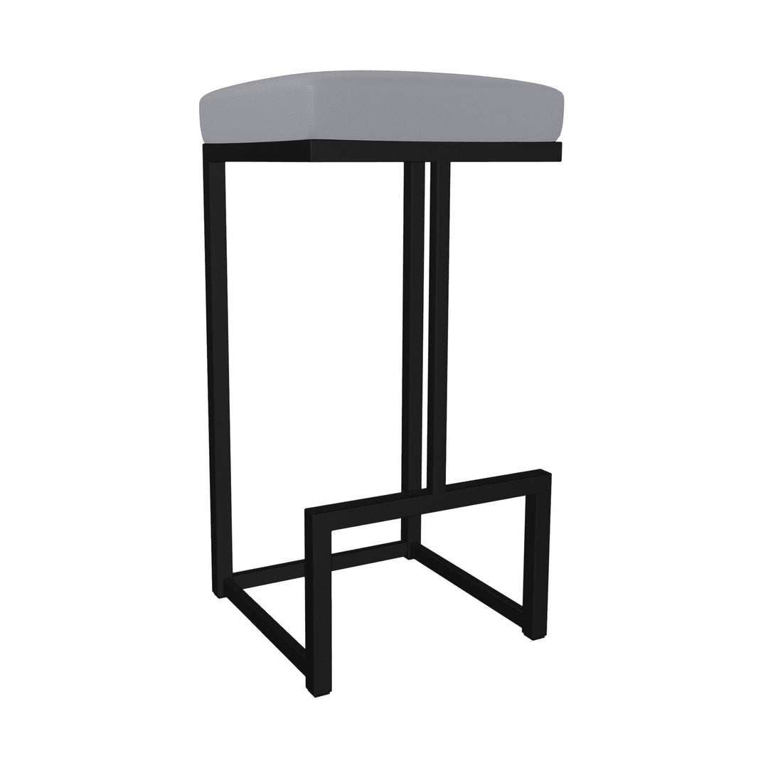 14.5"W x 14.5"D x 26"H / Charcoal Gray/Sable Onyx