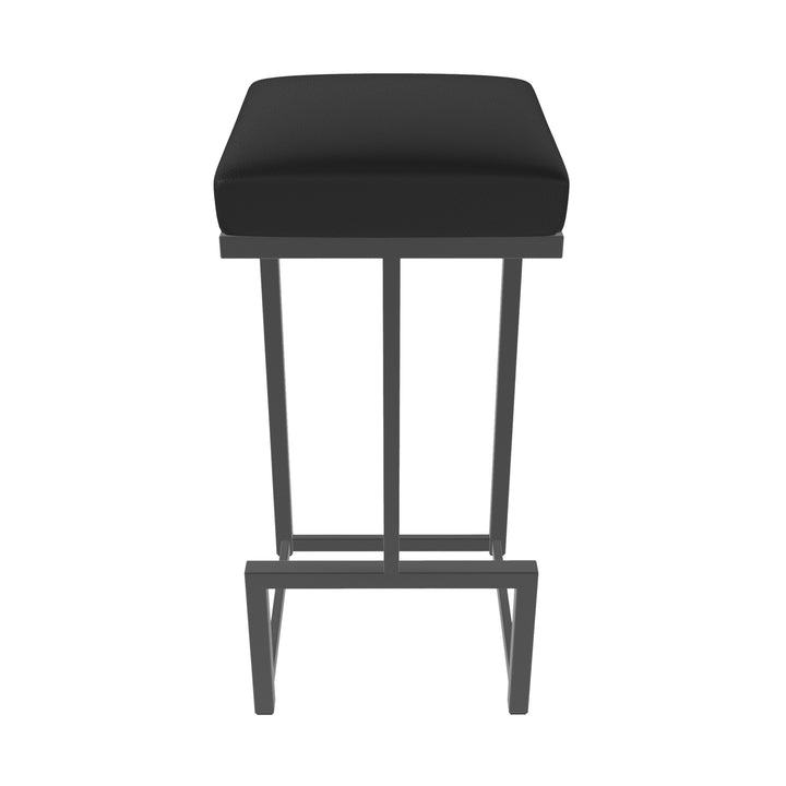 14.5"W x 14.5"D x 26"H / Licorice Black/Firestone Grey