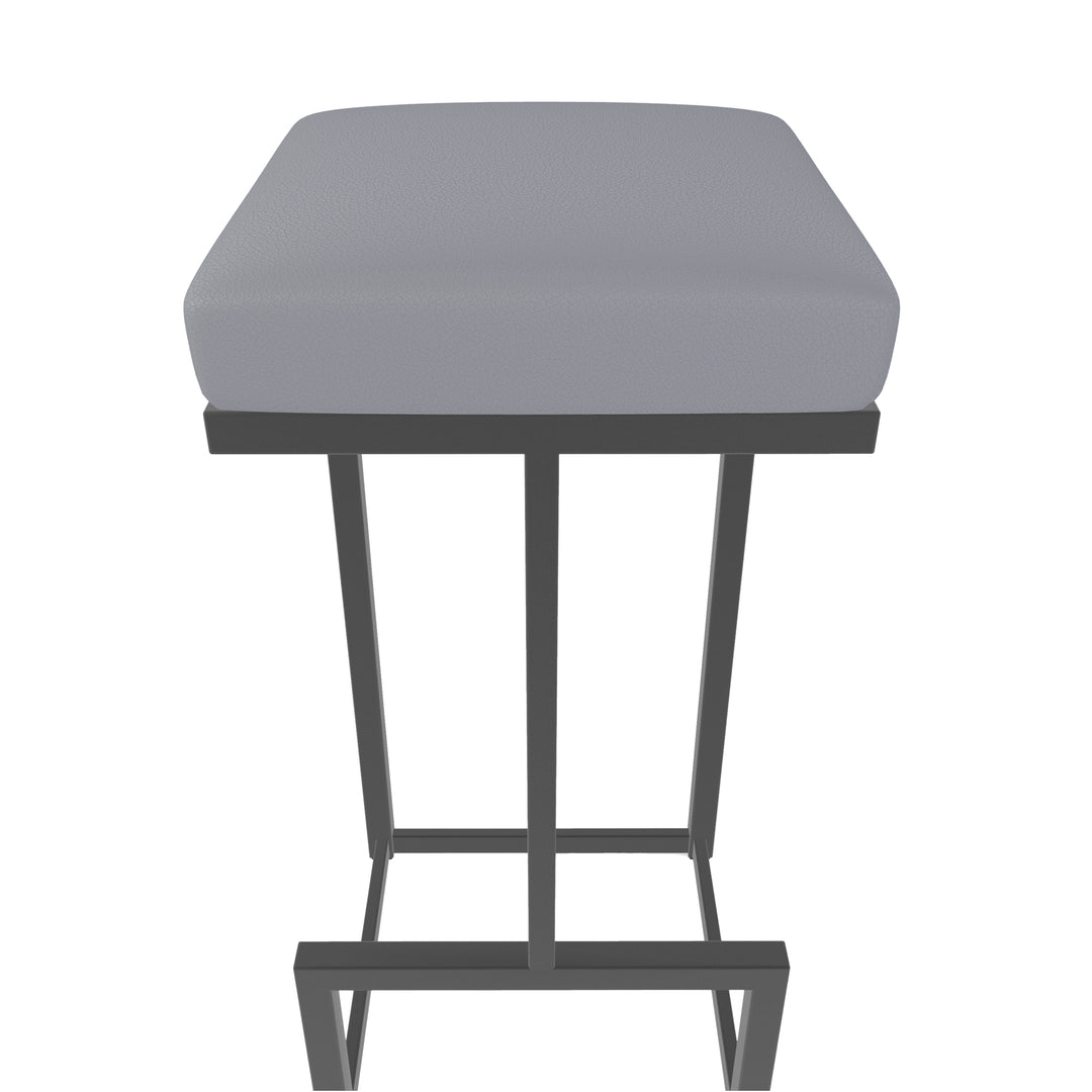 14.5"W x 14.5"D x 26"H / Charcoal Gray/Firestone Grey