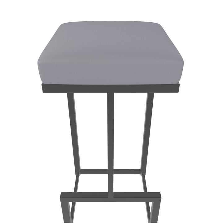 14.5"W x 14.5"D x 26"H / Charcoal Gray/Firestone Grey