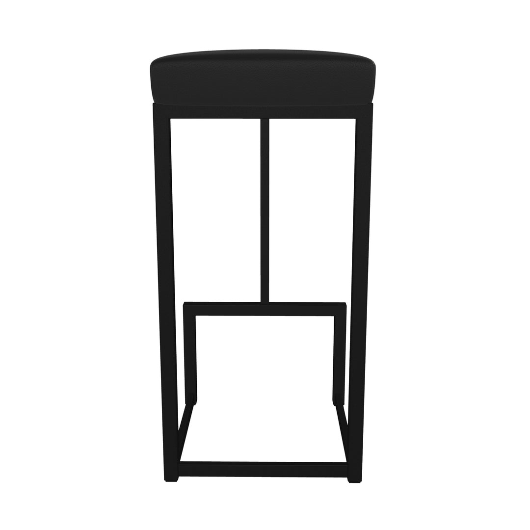 14.5"W x 14.5"D x 30"H / Licorice Black/Sable Onyx