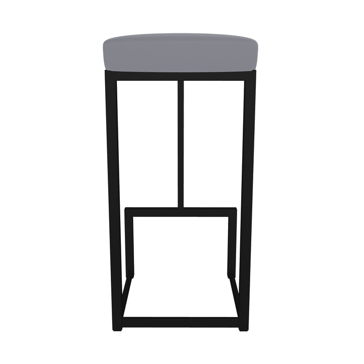 14.5"W x 14.5"D x 30"H / Charcoal Gray/Sable Onyx