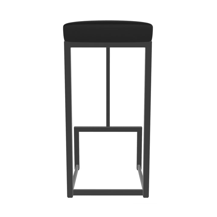 14.5"W x 14.5"D x 30"H / Licorice Black/Firestone Grey