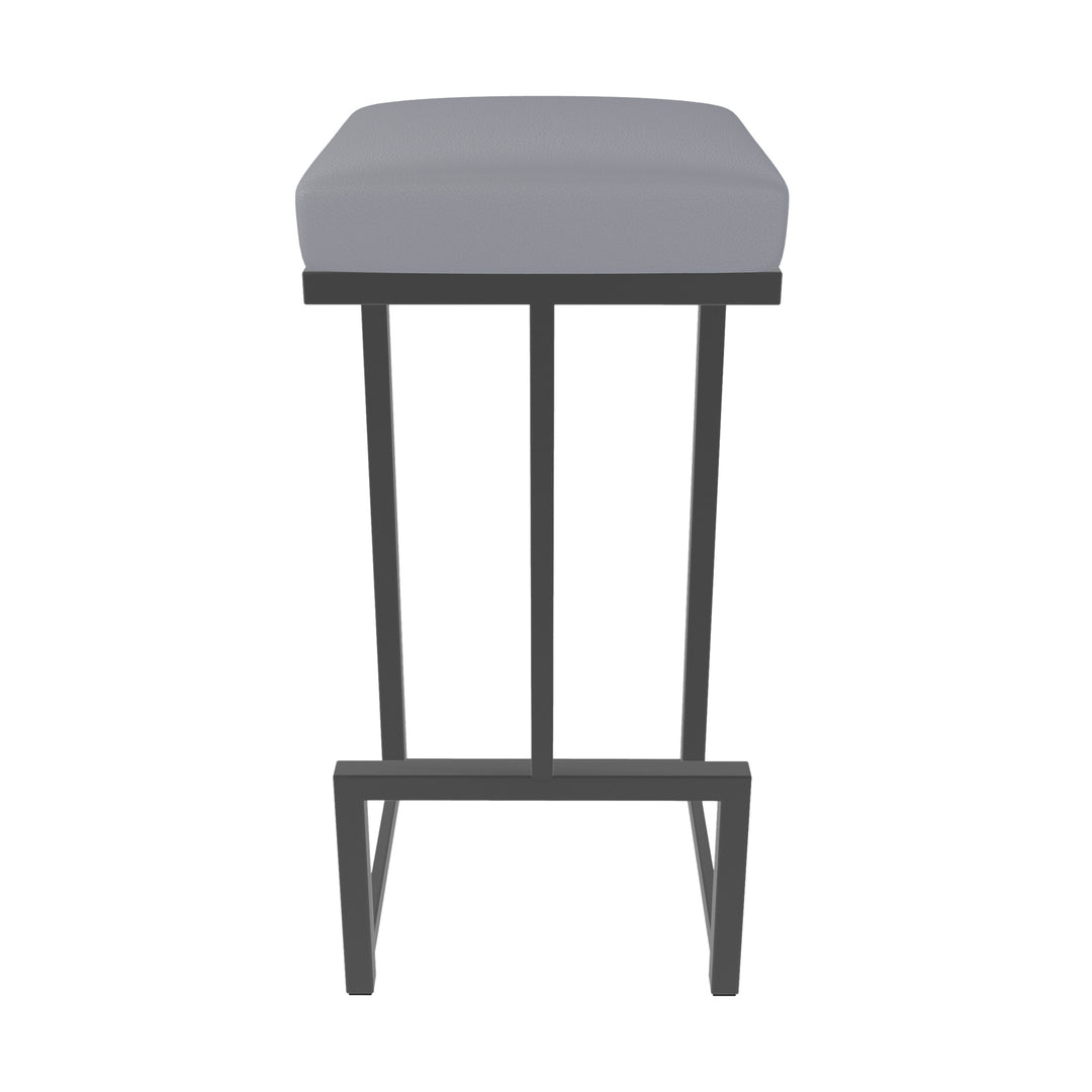 14.5"W x 14.5"D x 30"H / Charcoal Gray/Firestone Grey