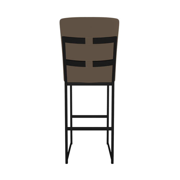 17"W x 24"D x 43"H / Island Teak/Sable Onyx