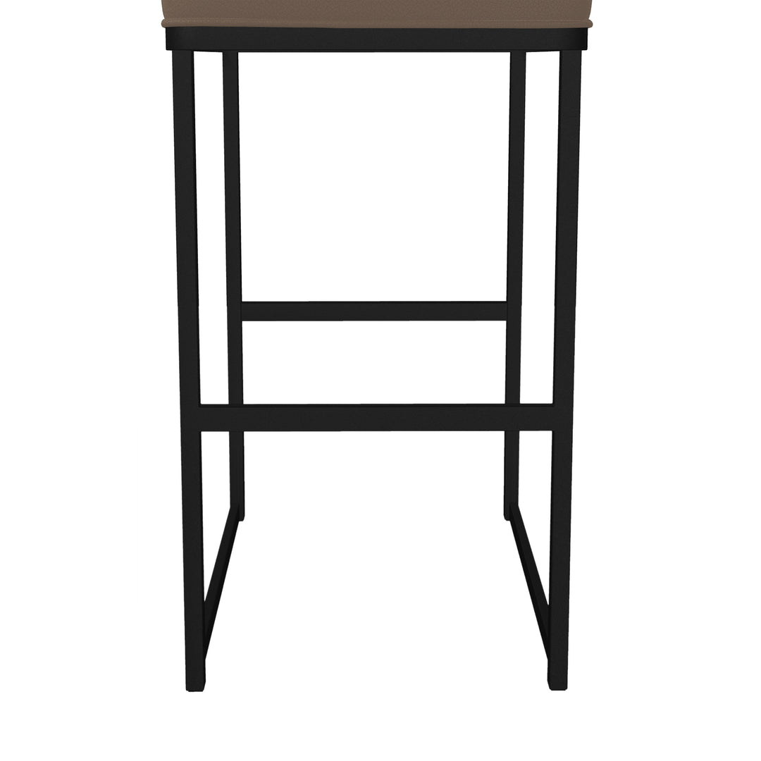 17"W x 24"D x 43"H / Island Teak/Sable Onyx