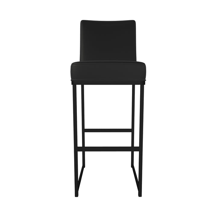 17"W x 24"D x 43"H / Licorice Black/Sable Onyx