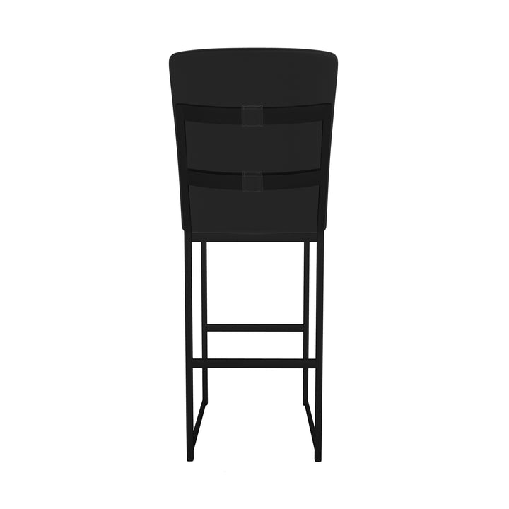 17"W x 24"D x 43"H / Licorice Black/Sable Onyx