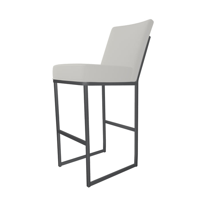 temp"W x 24"D x 43"H / Vail Pure White/Lustrous Silver White