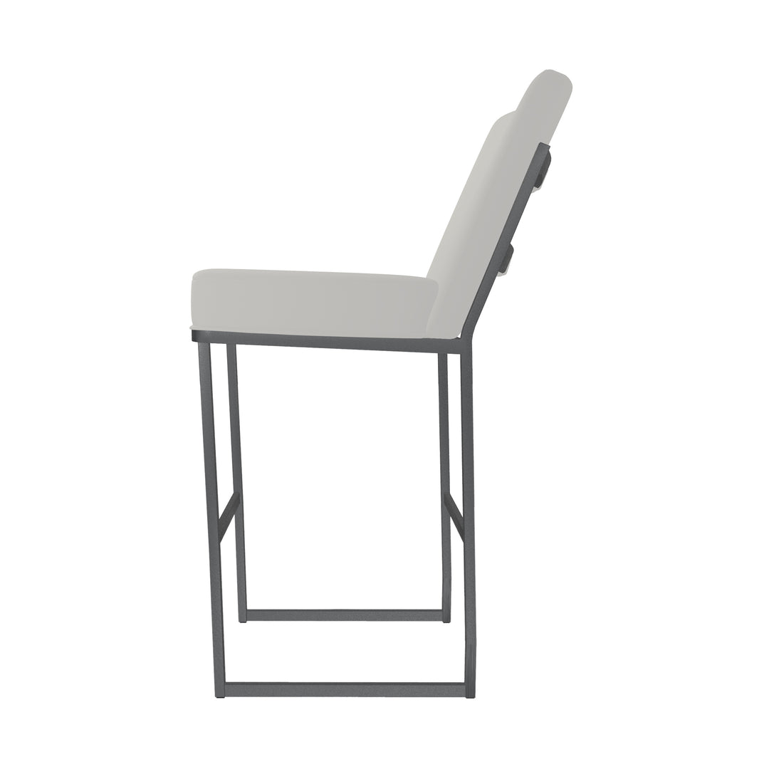 temp"W x 24"D x 43"H / Vail Pure White/Lustrous Silver White