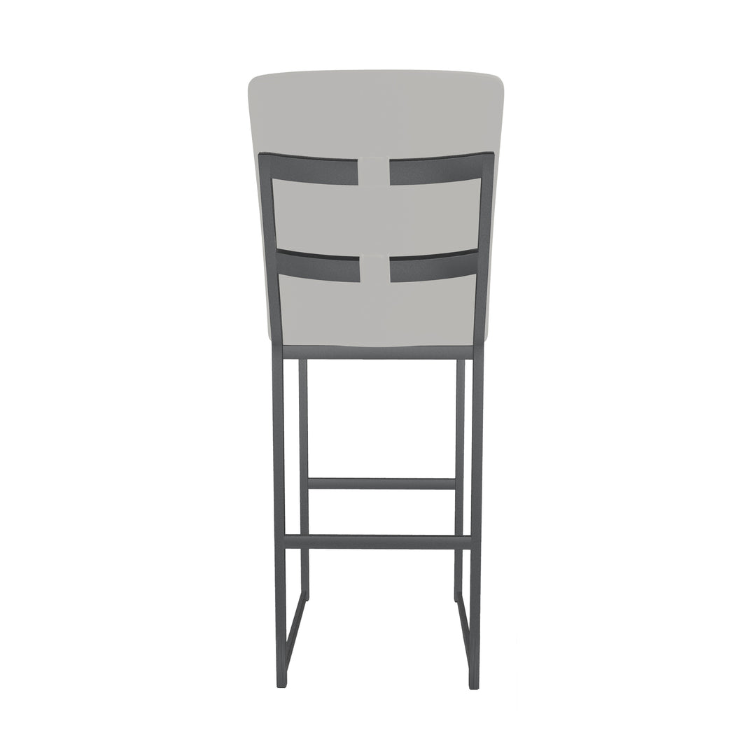 temp"W x 24"D x 43"H / Vail Pure White/Lustrous Silver White