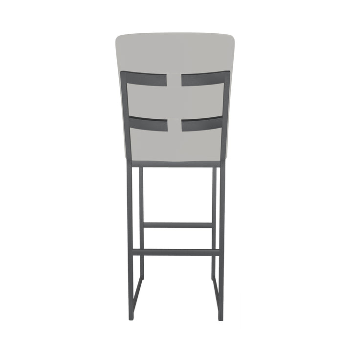 temp"W x 24"D x 43"H / Vail Pure White/Lustrous Silver White