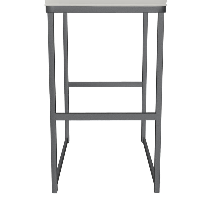 temp"W x 24"D x 43"H / Vail Pure White/Lustrous Silver White