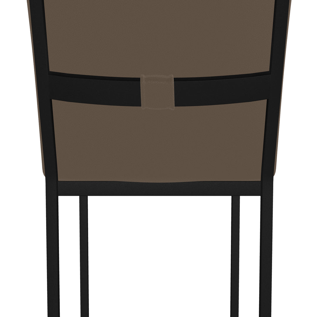 17"W x 24"D x 47"H / Island Teak/Sable Onyx