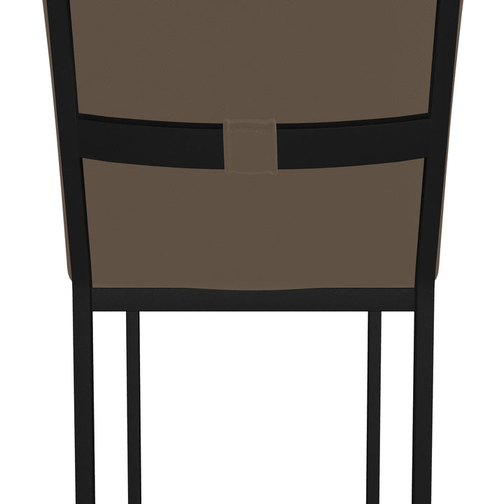 17"W x 24"D x 47"H / Island Teak/Sable Onyx