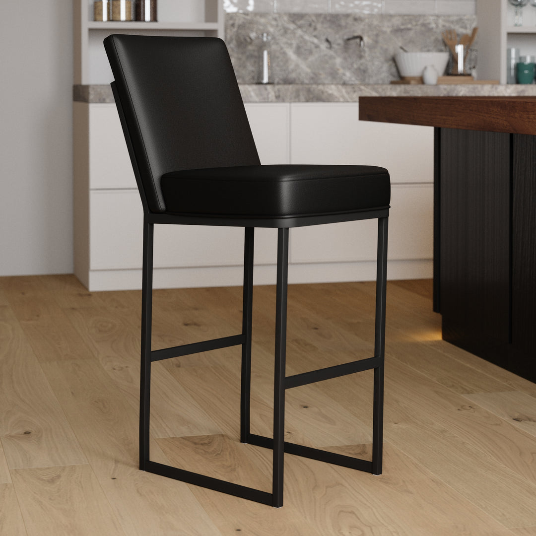 17"W x 24"D x 47"H / Licorice Black/Sable Onyx