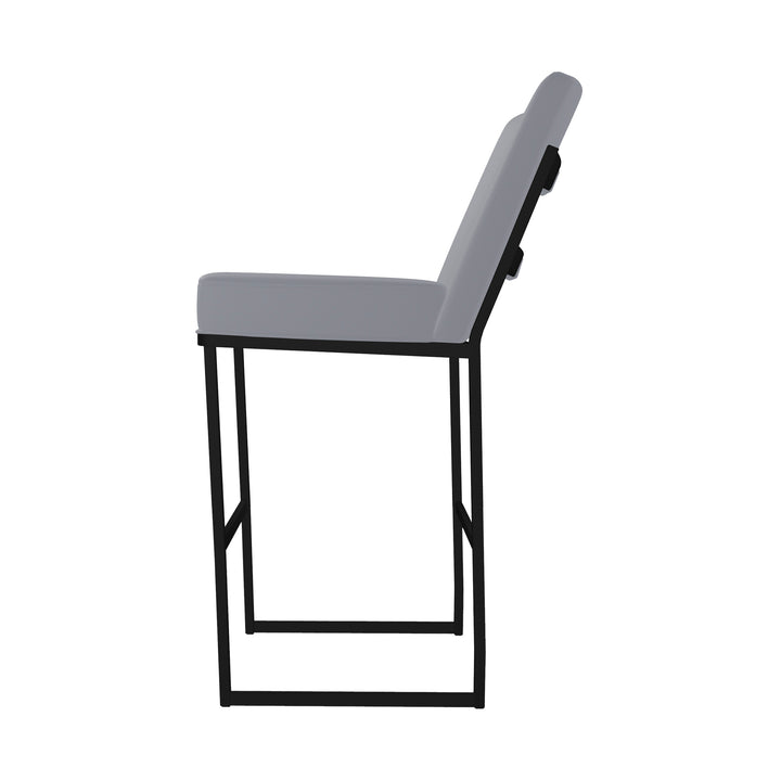 17"W x 24"D x 47"H / Charcoal Gray/Sable Onyx