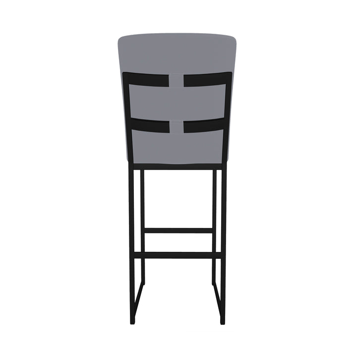 17"W x 24"D x 47"H / Charcoal Gray/Sable Onyx