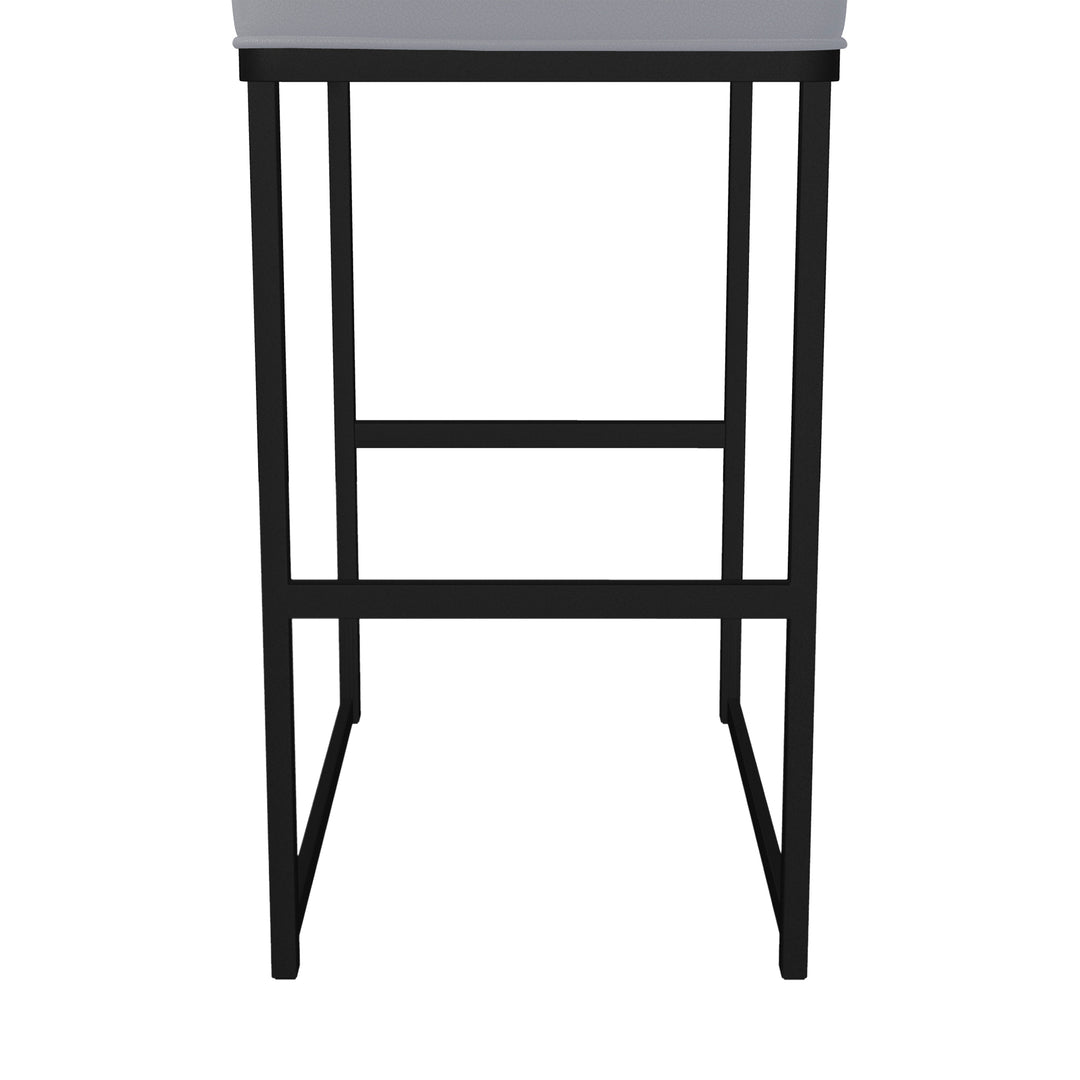 17"W x 24"D x 47"H / Charcoal Gray/Sable Onyx