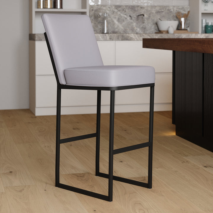 17"W x 24"D x 47"H / Charcoal Gray/Sable Onyx