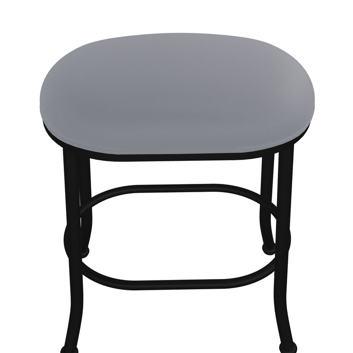 19.75"W x 13.5"D x 26"H / Charcoal Gray/Sable Onyx