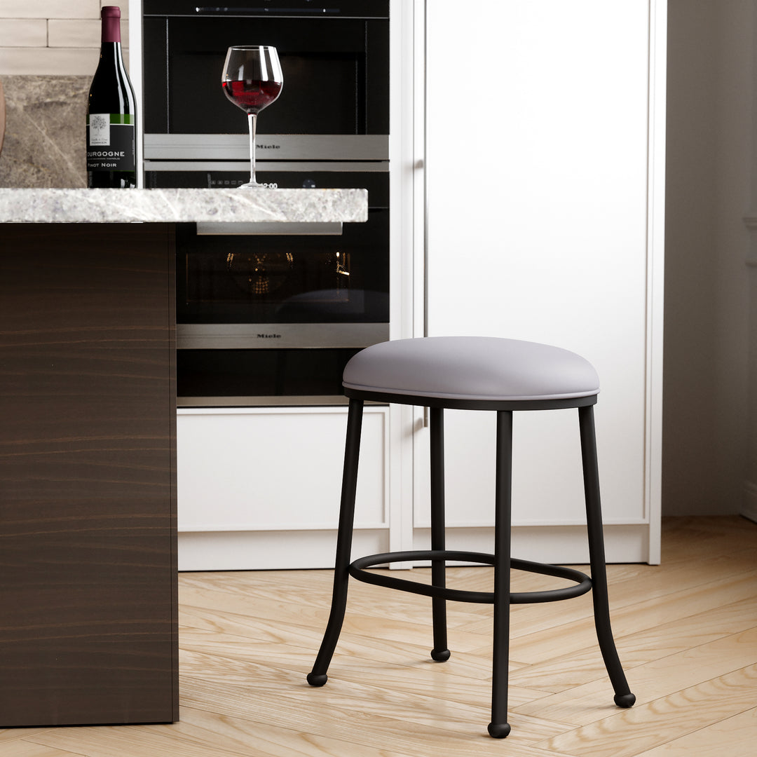 19.75"W x 13.5"D x 26"H / Charcoal Gray/Sable Onyx