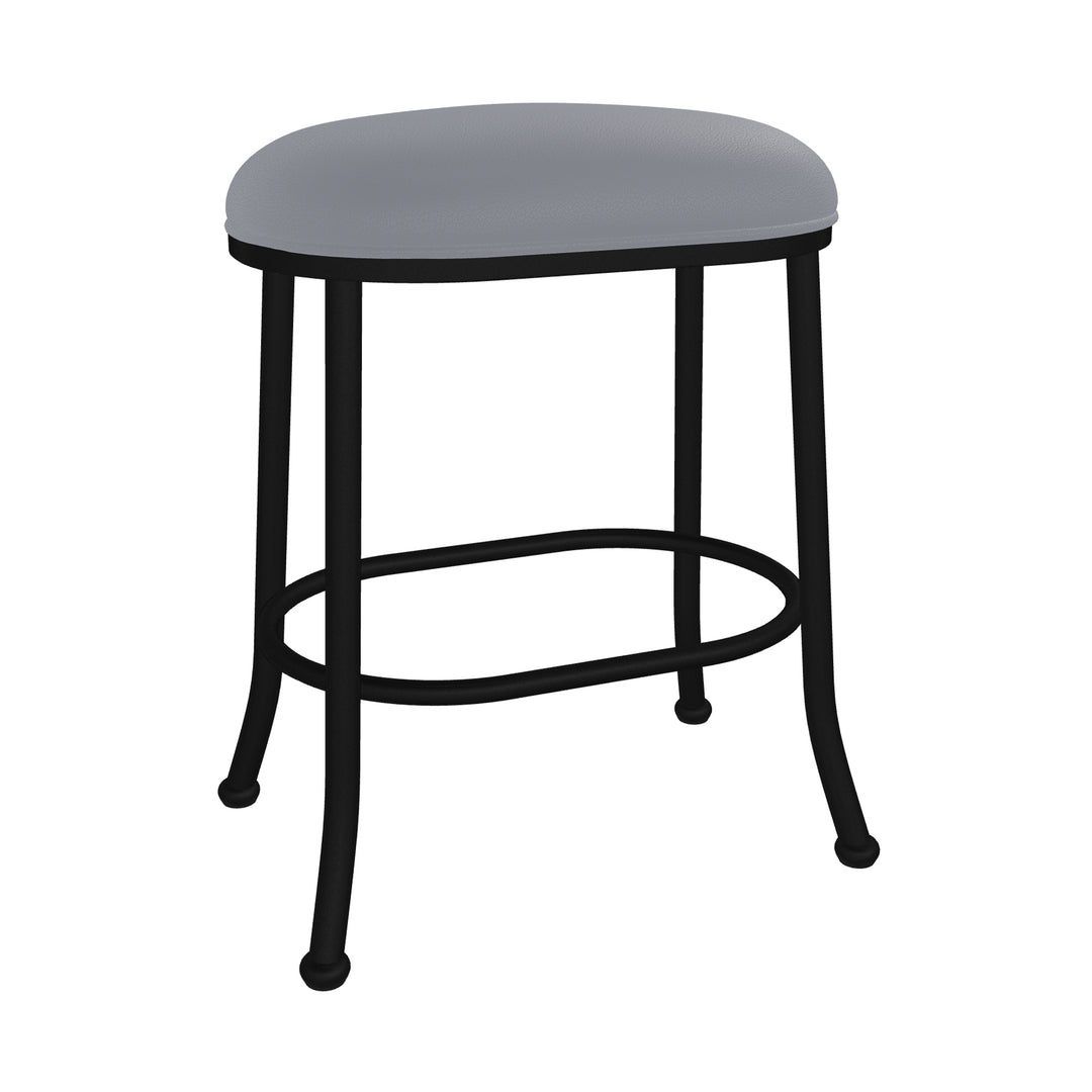 19.75"W x 13.5"D x 26"H / Charcoal Gray/Sable Onyx