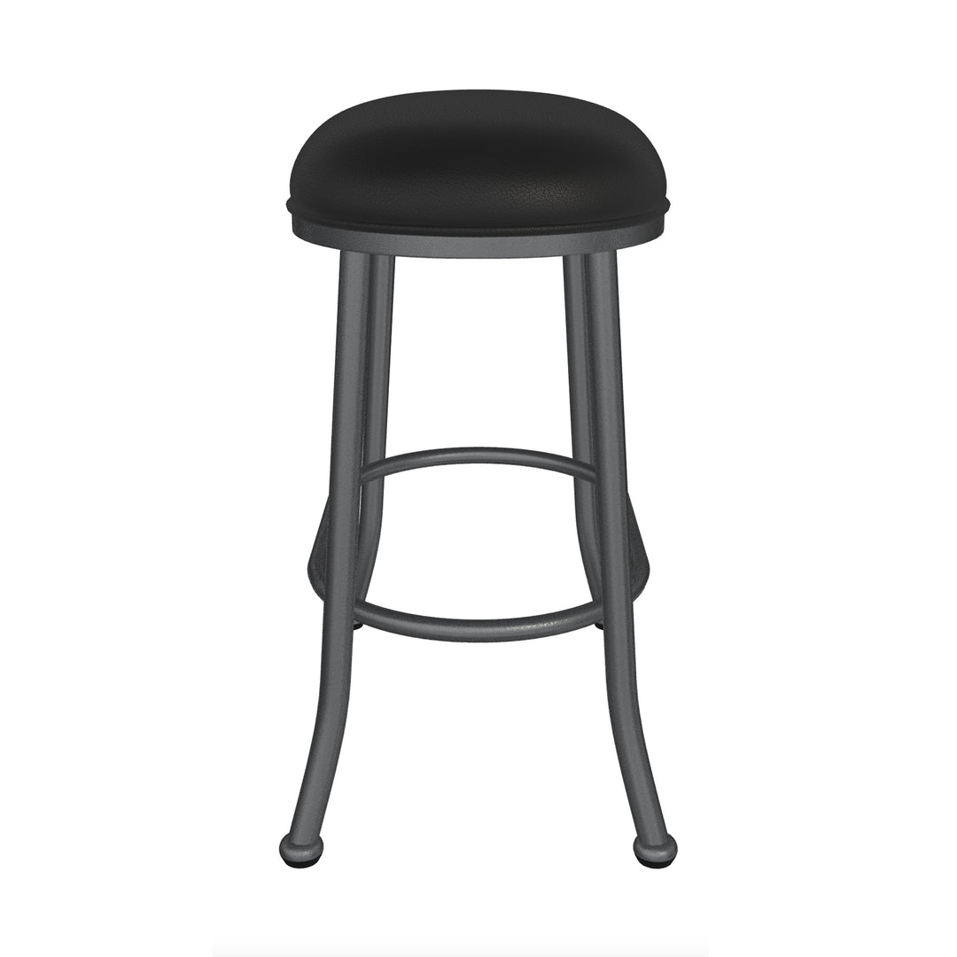 19.75"W x 13.5"D x 26"H / Licorice Black/Lustrous Silver White