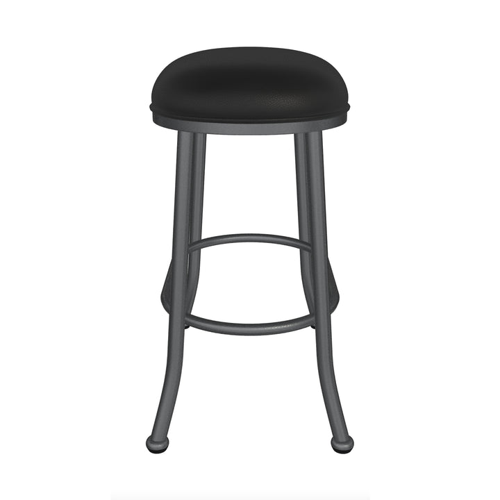 19.75"W x 13.5"D x 26"H / Licorice Black/Lustrous Silver White