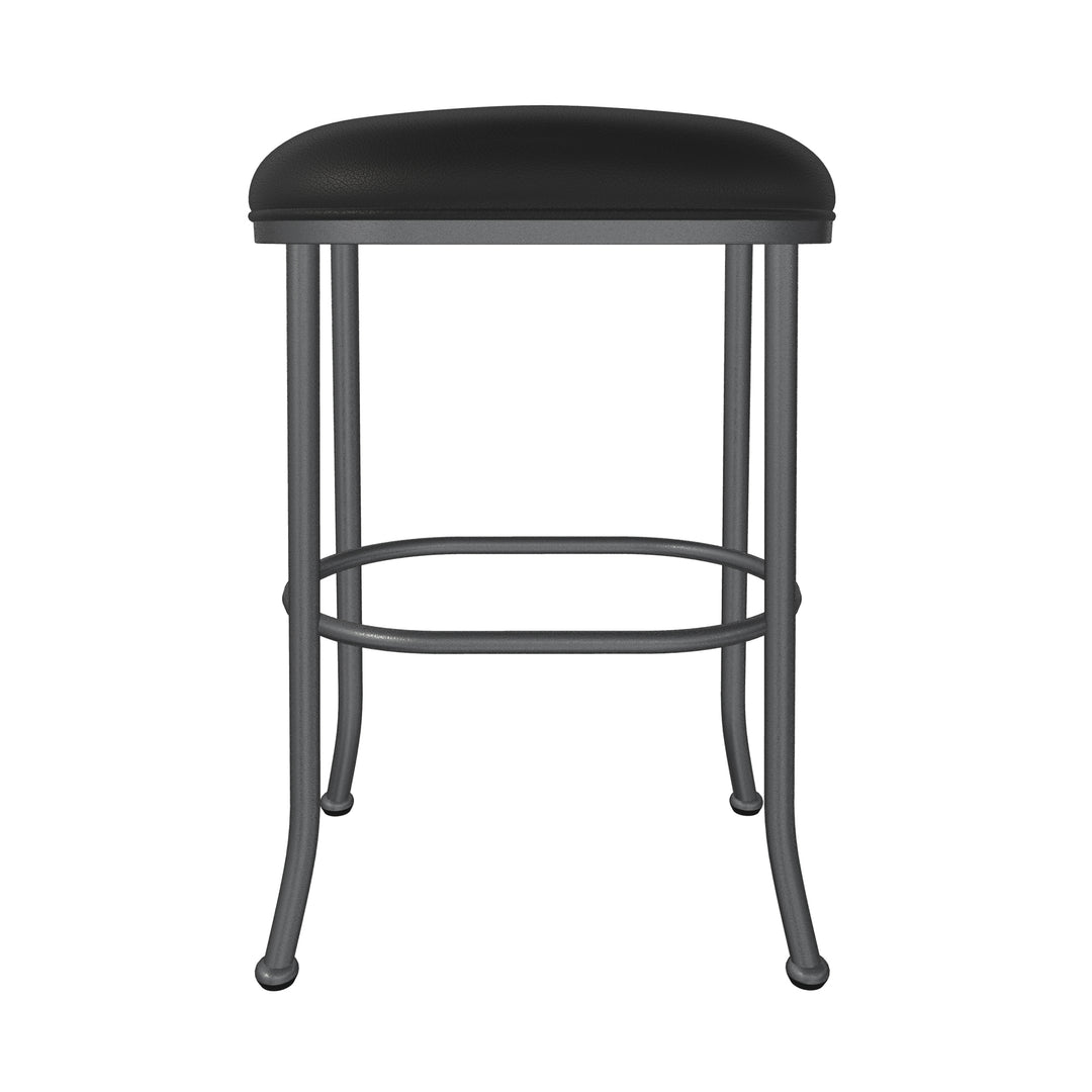 20"W x 14"D x 30"H / Licorice Black/Lustrous Silver White