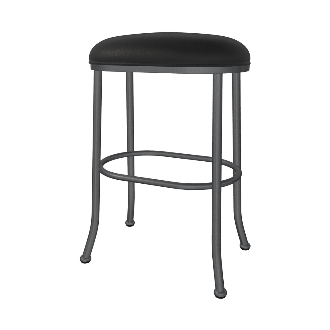 20"W x 14"D x 30"H / Licorice Black/Lustrous Silver White