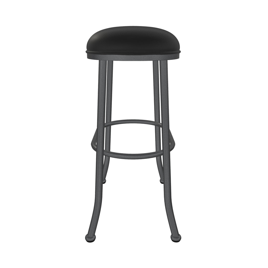 20"W x 14"D x 30"H / Licorice Black/Lustrous Silver White