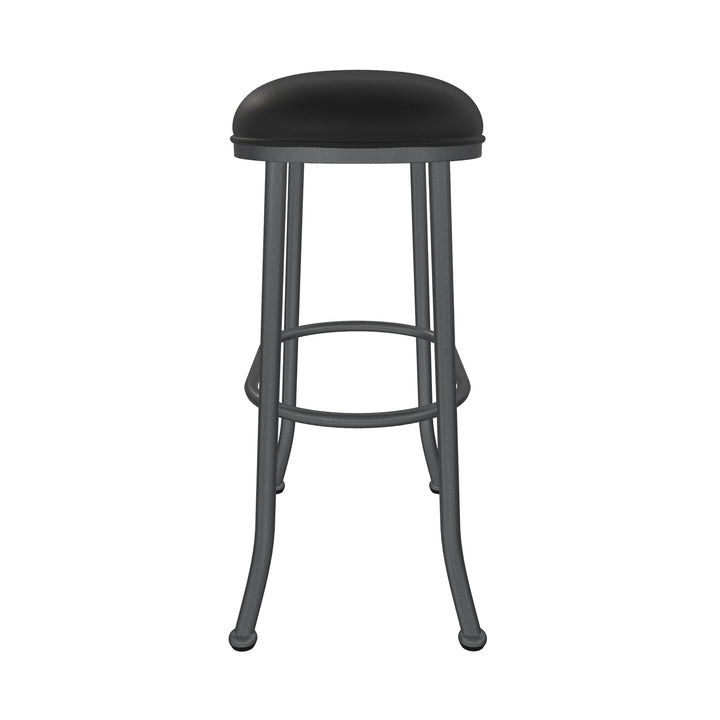 20"W x 14"D x 30"H / Licorice Black/Lustrous Silver White