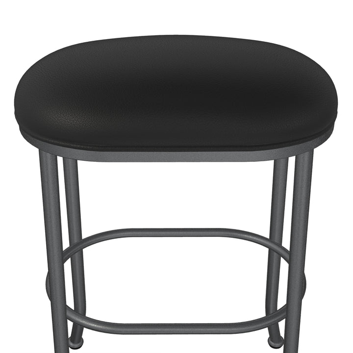 20"W x 14"D x 30"H / Licorice Black/Lustrous Silver White