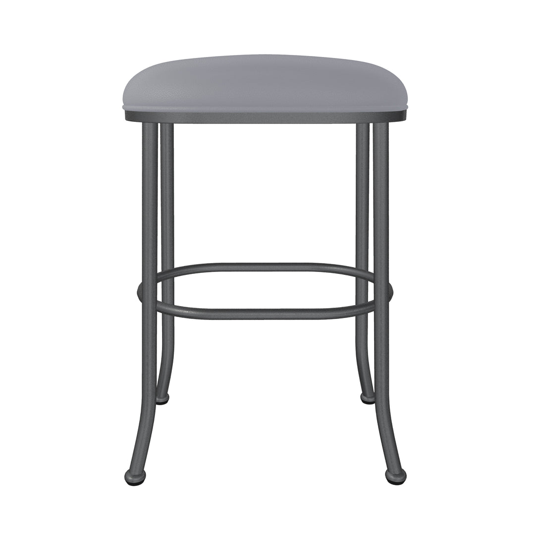 20"W x 14"D x 30"H / Charcoal Gray/Lustrous Silver White