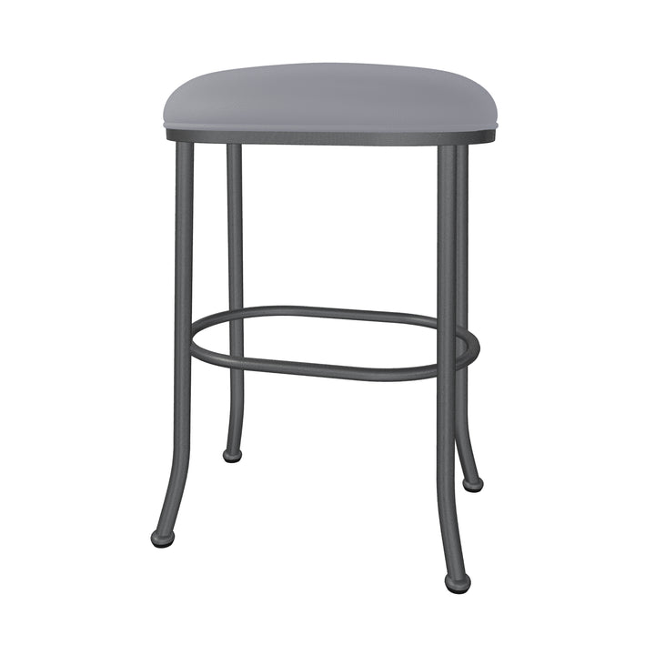 20"W x 14"D x 30"H / Charcoal Gray/Lustrous Silver White