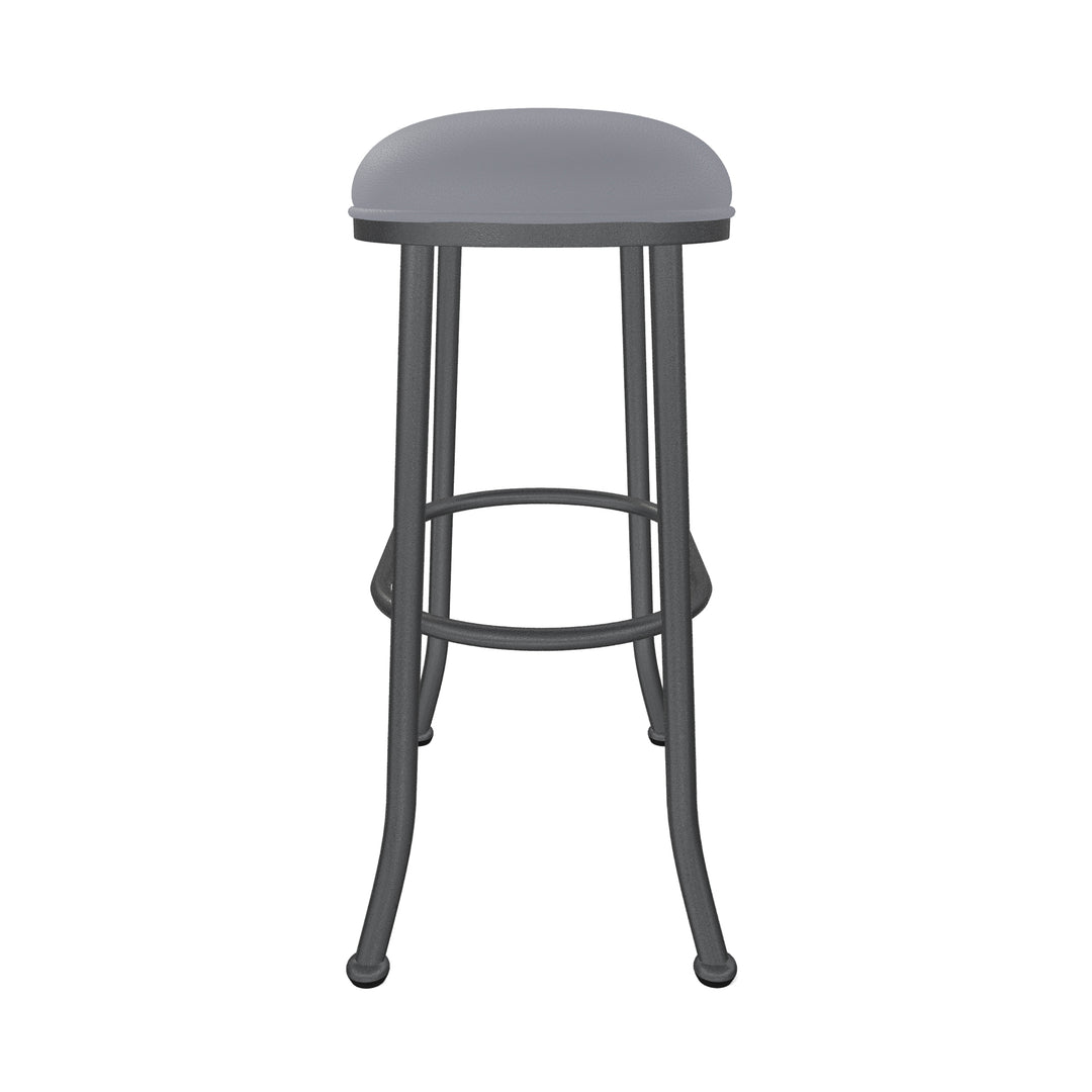 20"W x 14"D x 30"H / Charcoal Gray/Lustrous Silver White