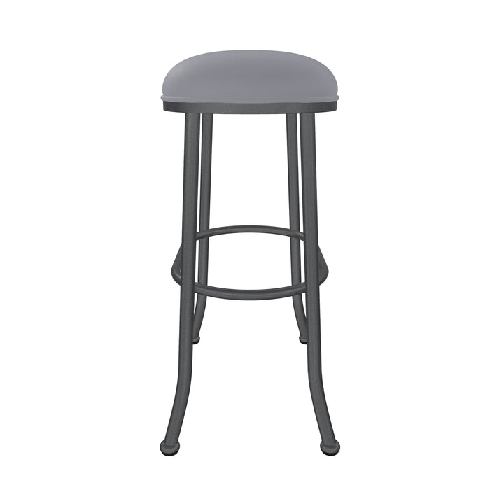 20"W x 14"D x 30"H / Charcoal Gray/Lustrous Silver White