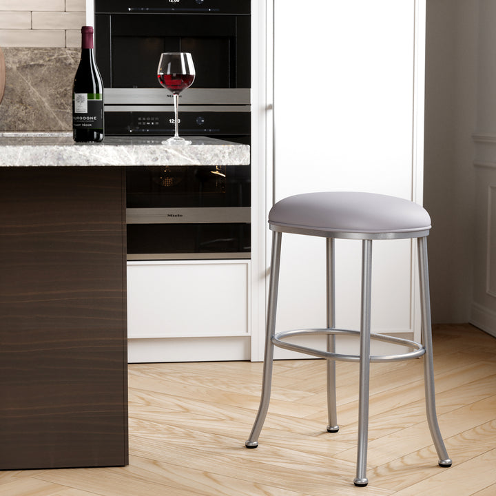 20"W x 14"D x 30"H / Charcoal Gray/Lustrous Silver White